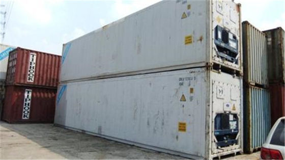 中国 使用されたリーファーの容器の鋼鉄40フィートによって冷やされている輸送箱  サプライヤー