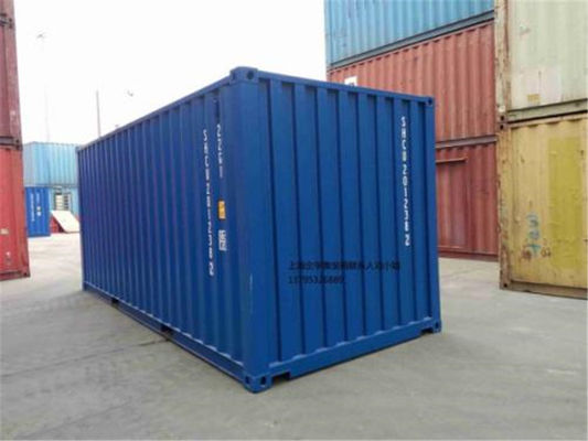 中国 20gp鋼鉄乾燥した購入は貨物専用コンテナ/青い国際的な容器を使用しました サプライヤー