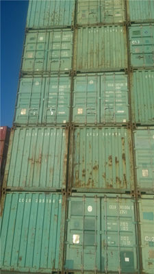 中国 使用しました20ftの輸送箱のさまざまな色/使用された貯蔵容器を乾燥して下さい サプライヤー