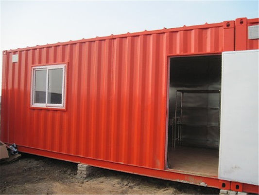 中国 20フィートは電気システムおよび鋼鉄棚が付いている容器の家を選抜します サプライヤー