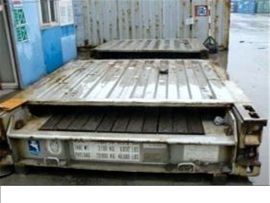 中国 平らな棚の輸送箱の国際規格の容器の平らな棚20フィート サプライヤー